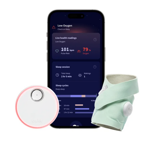 Owlet Dream Sock® - FDA-Cleared Smart Baby Monitor with Live Health Readings & Notifications