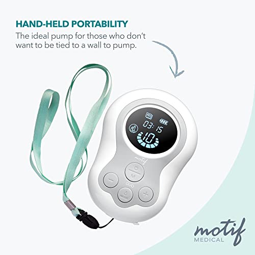 Motif Medical - New & Improved Duo - Portable Double Electric Breast Pump, Easy, On-The-Go Pumping, Ideal for Travel Moms